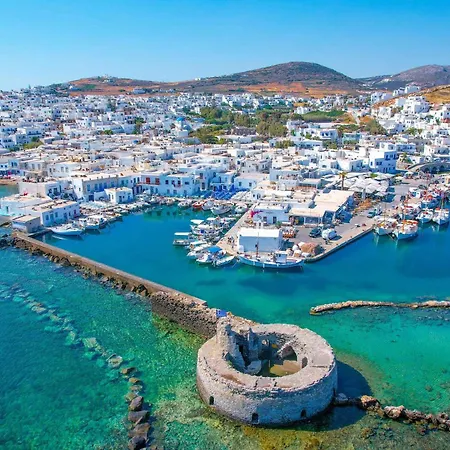Naxos Center Superior Quadruple Balcony 200m From St, George Views Naxos City